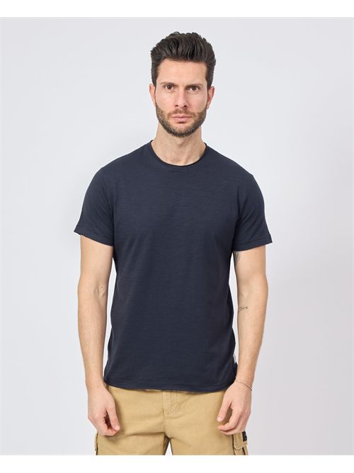 T-shirt girocollo in cotone Yes Zee taglio vivo YES ZEE | T722-TL000710